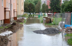 Povodně Hulín